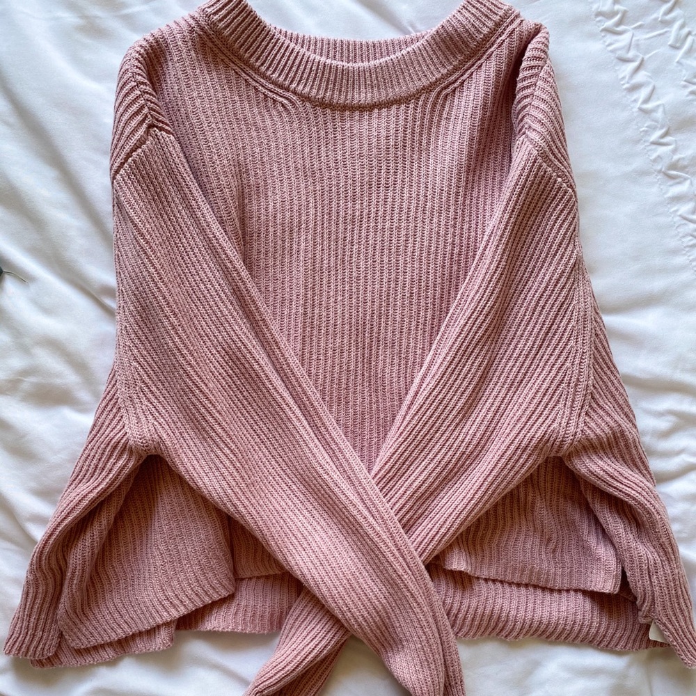 Baby pink sweater